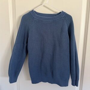 Zara Boys Blue Crew Neck Sweater